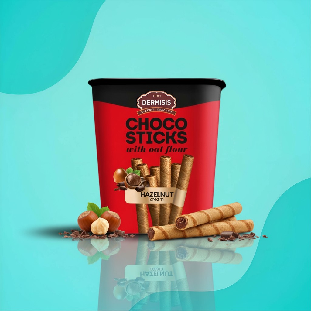 Dermisis Choco Sticks Hazelnut Cream, 310 г