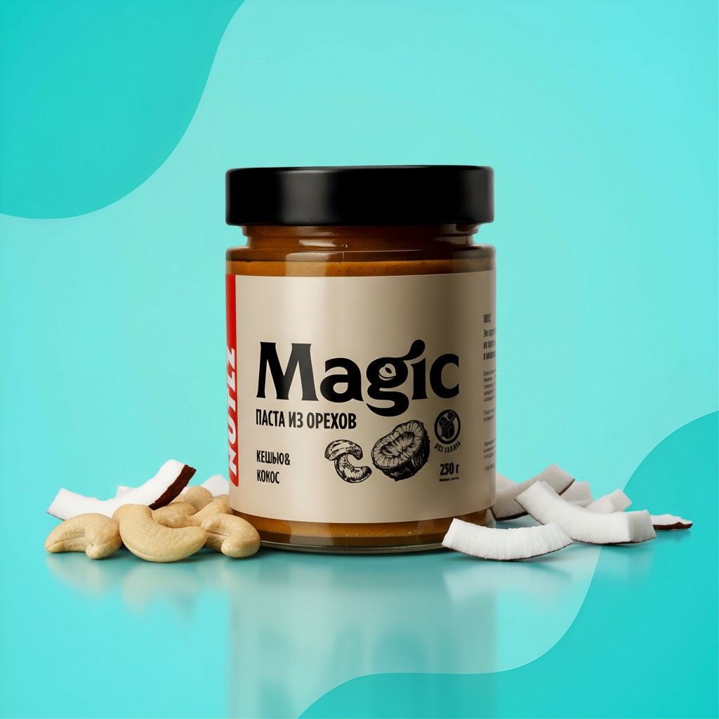 Magic Nutlz паста из орехов, кешью-кокос, 230 г