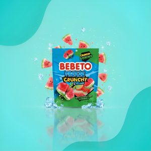 Bebeto Freeze Crunchy Watermelon, сублимированный мармелад, 35 г