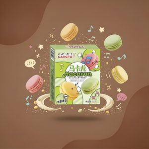 Gangfu Печенье Макарон ассорти, 102 г