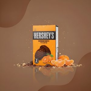 Hershey's Mandarin Waffle, шоколадные вафли со вкусом мандарина, 2 шт (вес уточнить)
