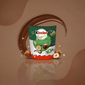 Конфеты Kinder Kugeln Milk & Hazelnut шарики с фундуком 90 г