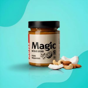 Magic Nutlz паста из орехов, кешью-миндаль-кокос, 230 г