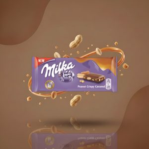 Milka Peanut Crispy Caramel арахис-карамель 90 г