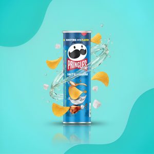 Pringles Соль и уксус, 165 г