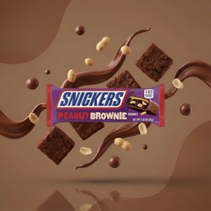 Snickers Peanut Brownie Squares, 34 г