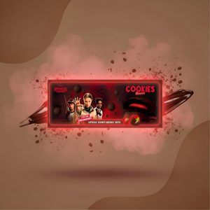 Stranger Things Cookies Cocoa Strawberry, печенье с клубничной начинкой, 138 г